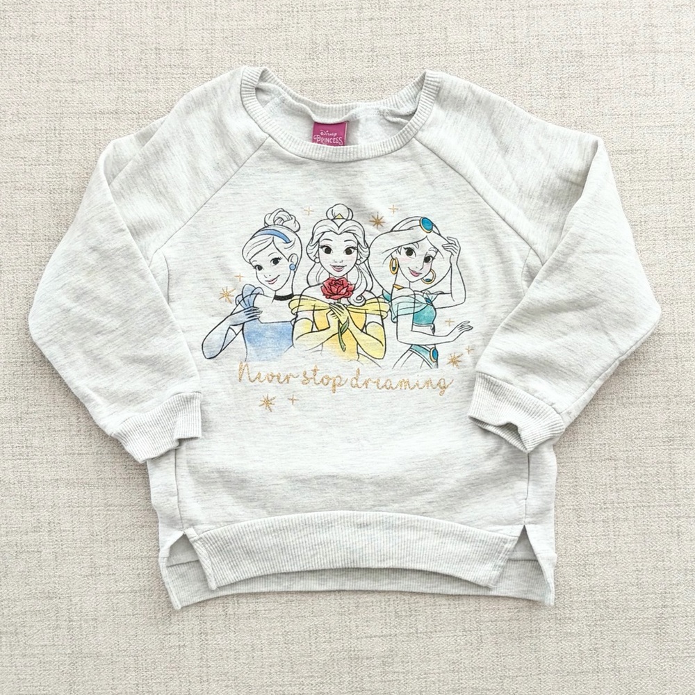 Disney Princess Girls Sweatshirt Size 5T